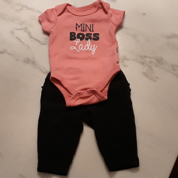 swiggles&child of mine Other - Baby girl onesie, and pant